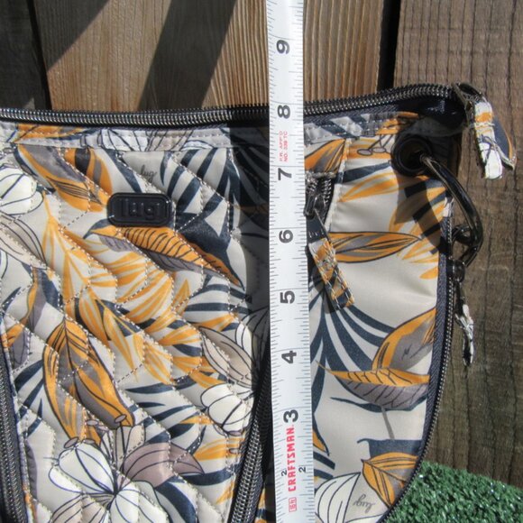 LUG Convertible Lily Gray Crossbody Bag Purse Wallet Swivel Coupe Splits Set - Picture 4 of 12